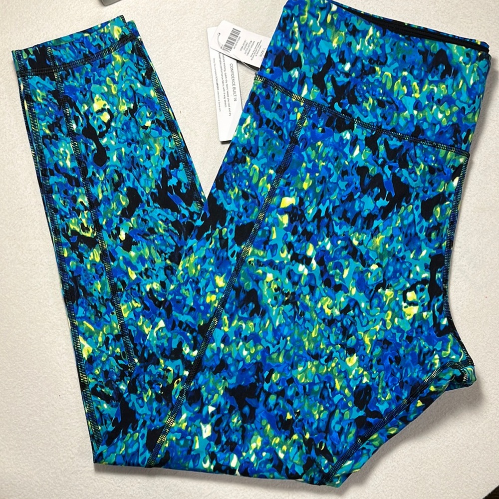 Soma Sport Leggings Size Large Vibrant Viridian